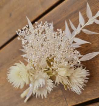 Zartes Trockenblumensträußchen - Blumendeko mit Trockenblumen - 4