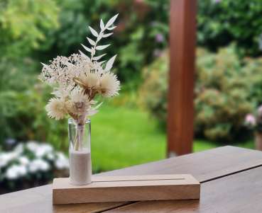 Zartes Trockenblumensträußchen - Blumendeko mit Trockenblumen - 3