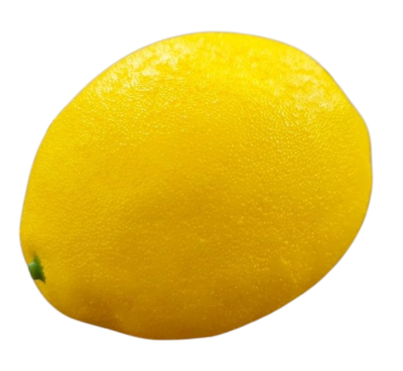 Große Deko-Zitrone 9,5 cm - 1