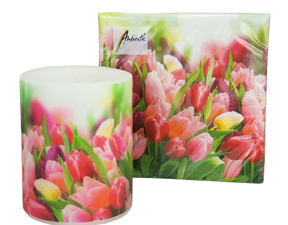 Glorious Tulips - Tovaglioli 33 x 33 cm