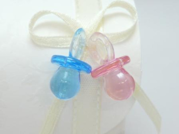Gastgeschenk zur Babyshower, Babyparty "Schnuller" - 3