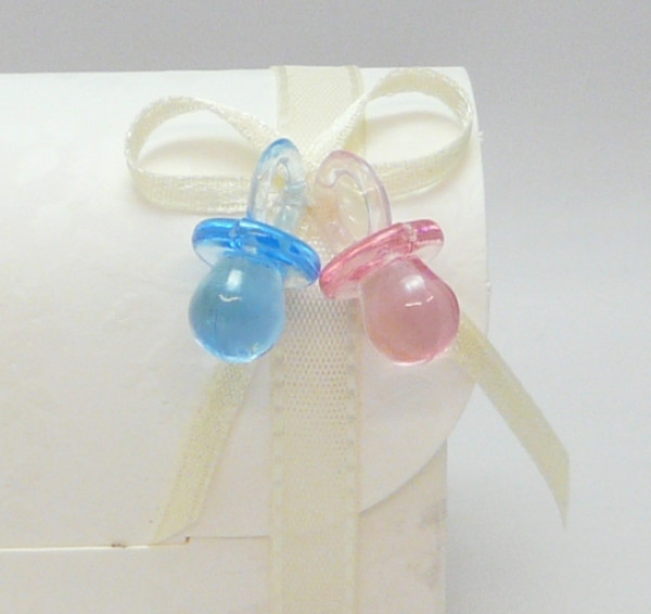 Gastgeschenk zur Babyshower, Babyparty "Schnuller" - 4