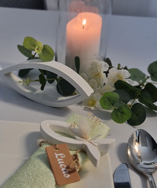 Fisch mit Trockenblumen im Boho-Stil, Gastgeschenk und Giveaway Fisch mit Trockenblumen im Boho-Stil, Gastgeschenk und Giveaway