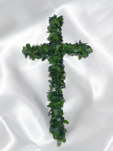 Gastgeschenk, Platzhalter Buchskreuz 2 Gastgeschenk, Platzhalter Buchskreuz 2