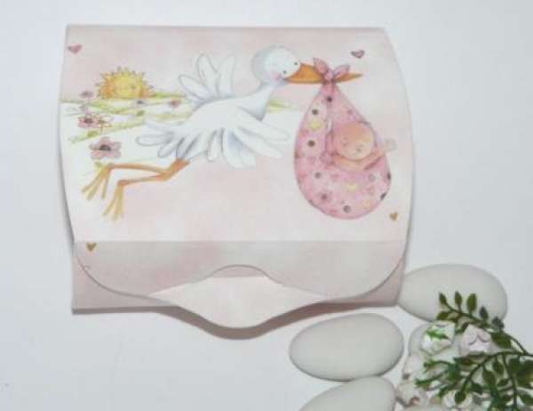 Gastgeschenk Storch zur Taufe 2 Gastgeschenk Storch zur Taufe 2