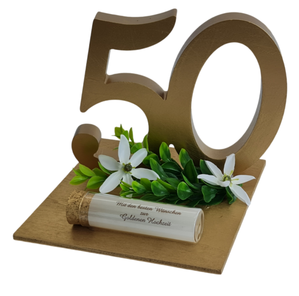 Geldgeschenk, Geldbox zur Goldenen Hochzeit, Jubiläum oder zum Geburtstag - 2 Geldgeschenk, Geldbox zur Goldenen Hochzeit, Jubiläum oder zum Geburtstag - 2