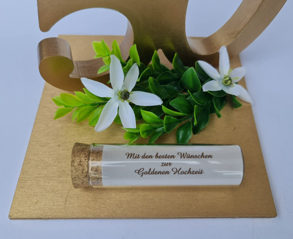 Geldgeschenk, Geldbox zur Goldenen Hochzeit, Jubiläum oder zum Geburtstag - 4 Geldgeschenk, Geldbox zur Goldenen Hochzeit, Jubiläum oder zum Geburtstag - 4