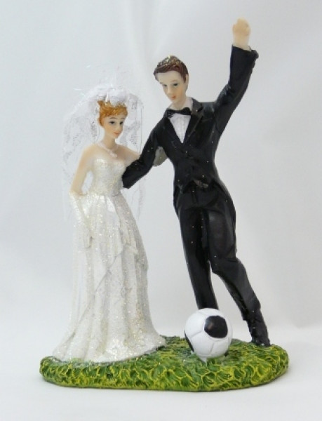 Tortendekoration - Tortenfigur Fußball bei Tischdeko-online 2
