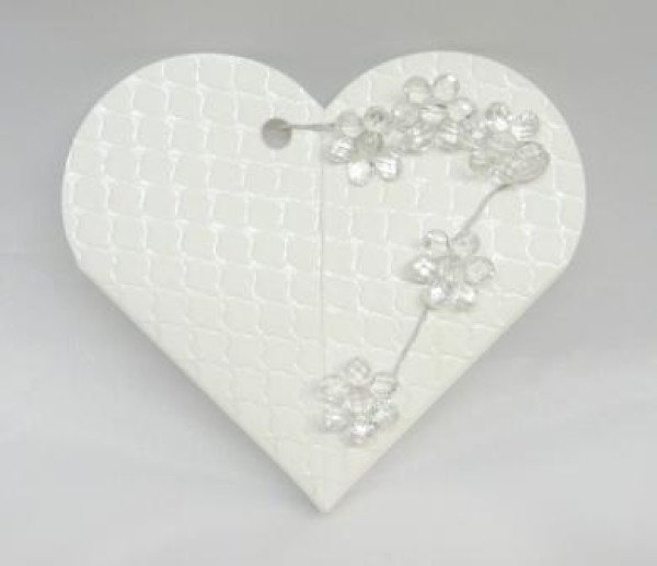 Gastgeschenk Herz mit Kristallblümchen 1 Gastgeschenk Herz mit Kristallblümchen 1