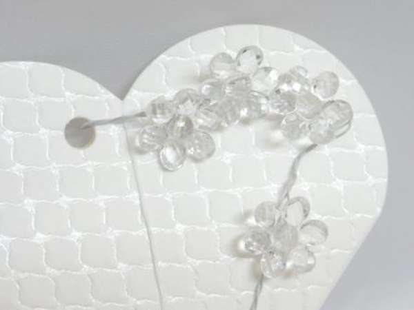 Gastgeschenk Herz mit Kristallblümchen 2 Gastgeschenk Herz mit Kristallblümchen 2