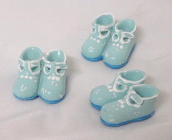 Taufdekoration, Streudeko Babyschuhe. Taufe bei Tischdeko-online 2
