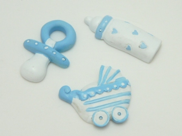 Streudeko "Baby" - rosa oder blau - 1
