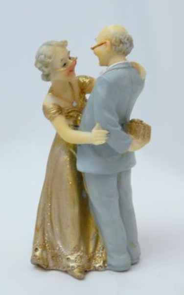 figur zur Goldhochzeit, Tortenfigu