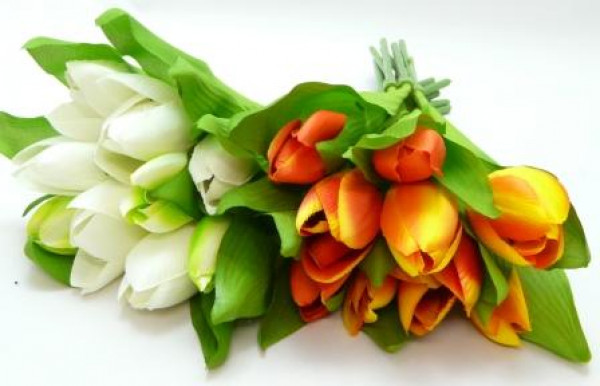 Blumen, Tulpen, Blumenstrauß, orange. Tischdeko-online.de 3