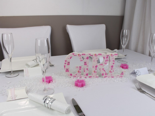Aufsteller, Schriftzug Girl für Ihre Babyshower, Babyparty - 3