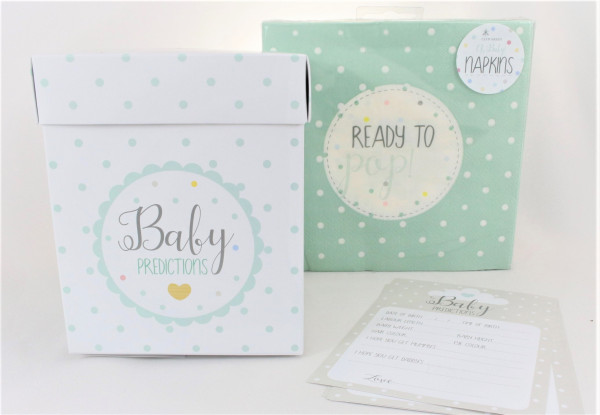 Box für die Babyparty mit Vohersage Karten (Baby Predictions) - 5