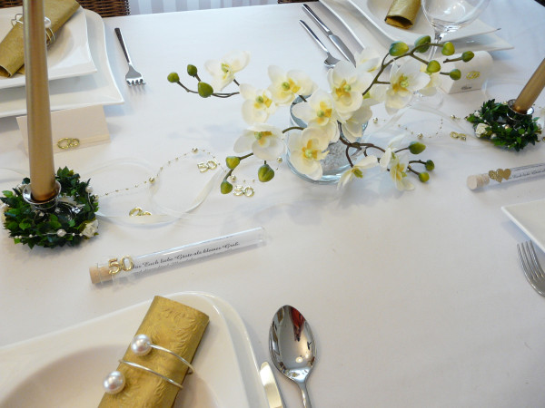 Girlande, Band zur Goldenen Hochzeit