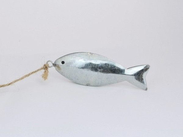 Fischhänger aus Zinkblech