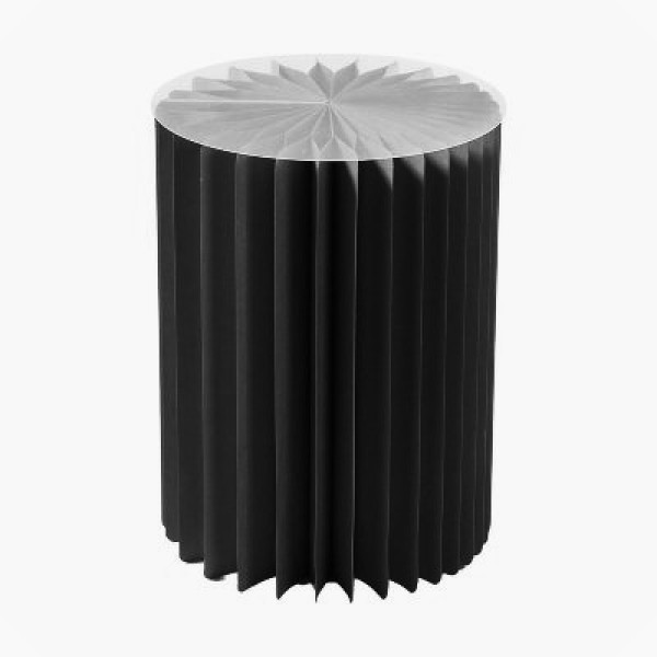 Säule "Flori" aus Papier in 3 Größen, creme - 2 Säule "Flori" aus Papier in 3 Größen, creme - 2