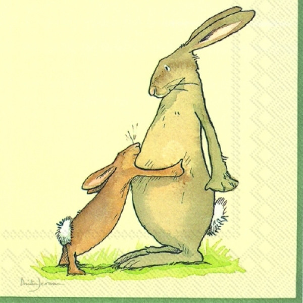 Osterdeko mit Servietten zu Ostern zwei Hasen You are the best Osterdeko mit Servietten zu Ostern zwei Hasen You are the best