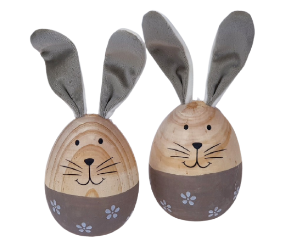 Hase aus Holz Krümel, Osterdeko -1 Hase aus Holz Krümel, Osterdeko -1
