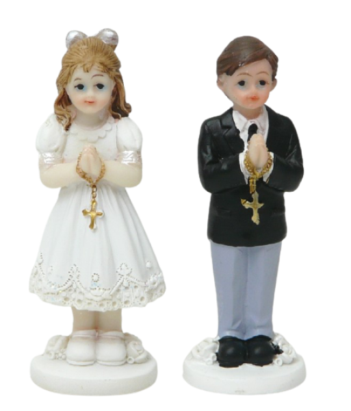 Figur zur Kommunion oder Konfirmation: Mädchen oder Junge  1