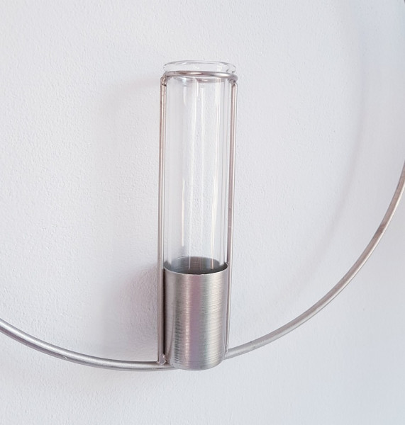 Ring, Hänger aus Metall mit einer Vase aus Glas - 4 Ring, Hänger aus Metall mit einer Vase aus Glas - 4