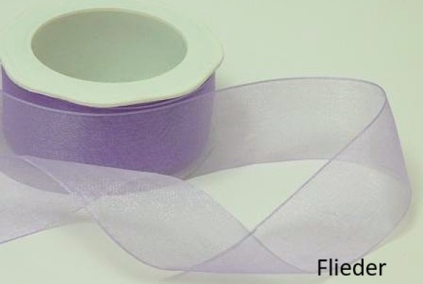 Tischband - Ein Organza-Schleifenband. 5 m Organzaband 3,8 cm 6