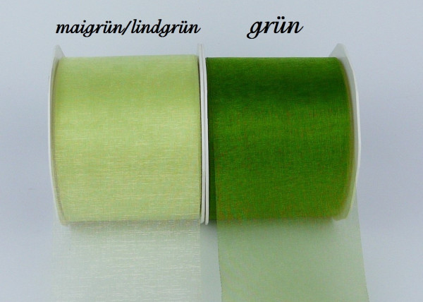 1 m Organzaband 70 mm breit in vielen Farben