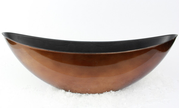 Tischdekoration - Ein Schale aus Kunststoff, bronzefarben 2