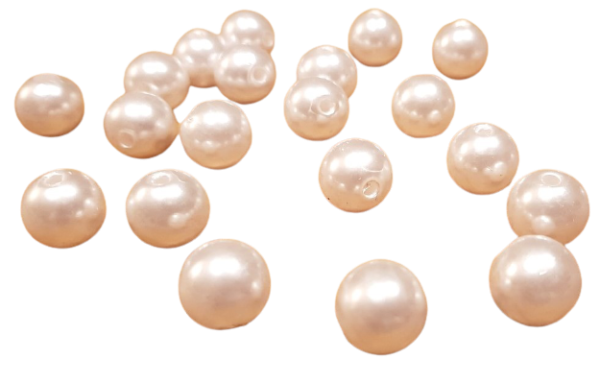 Streudekoration - 100 g Perlen, Farbe: champagner 1 Streudekoration - 100 g Perlen, Farbe: champagner 1