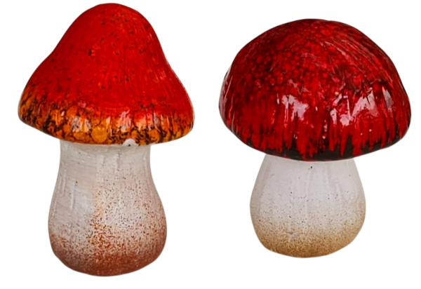 Eine Pilzgruppe für die Herbstdeko oder Weihnachtsdeko - 1 Eine Pilzgruppe für die Herbstdeko oder Weihnachtsdeko - 1