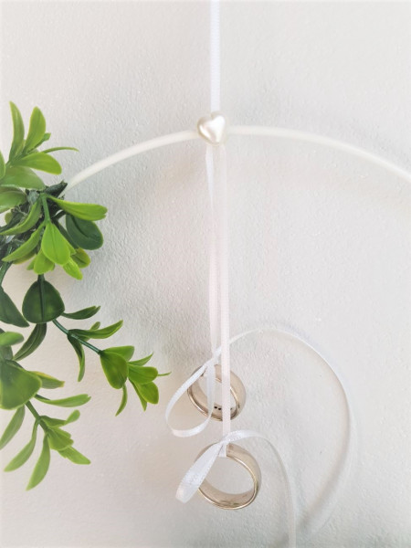 Ringhalter für Hochzeitsringe mit Buchs - 2 Ringhalter für Hochzeitsringe mit Buchs - 2