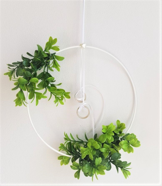 Ringhalter für Hochzeitsringe mit Buchs - 3 Ringhalter für Hochzeitsringe mit Buchs - 3