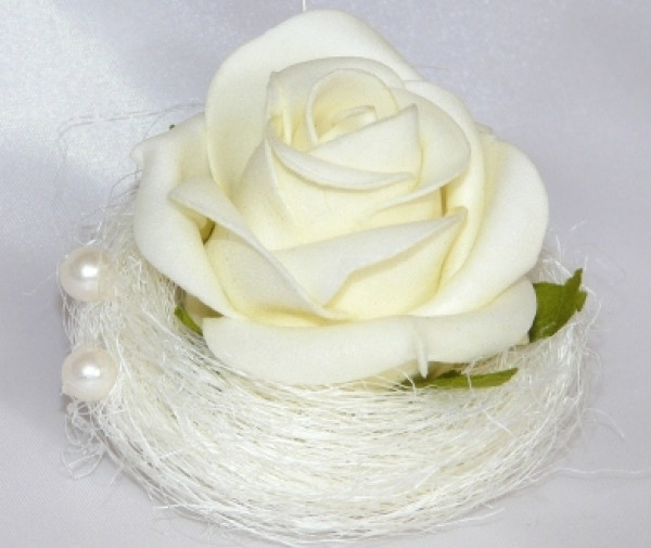 Rose im Sisalnest - Giveaway und Gastgeschenk Rose im Sisalnest - Giveaway und Gastgeschenk