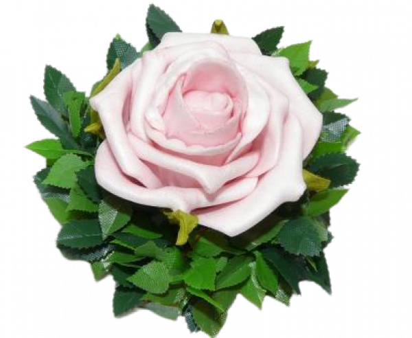Gastgeschenk Rose in Rosenblättern. Zur Hochzeit, Silberhochzeit 1