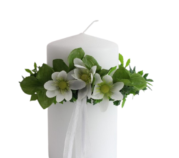 Tropfschutz aus Rosenblättern mit Anemonen - 1 Tropfschutz aus Rosenblättern mit Anemonen - 1