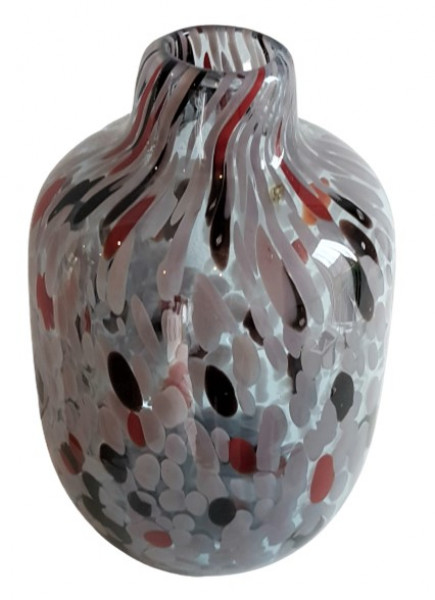 Bauchige Glasvase Eden, trendige, schwere Vase für Ihre  Wohndeko - 1