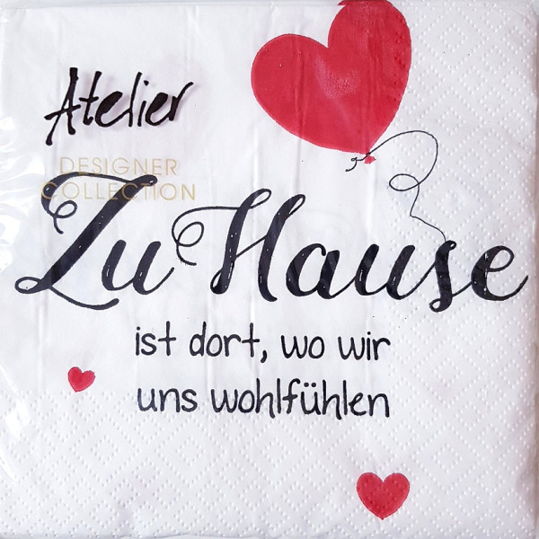 Servietten "Zu Hause" Servietten "Zu Hause"
