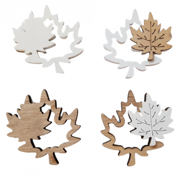 Herbst-Streudeko - 10 Ahornblätter zum Streuen - 2 Herbst-Streudeko - 10 Ahornblätter zum Streuen - 2