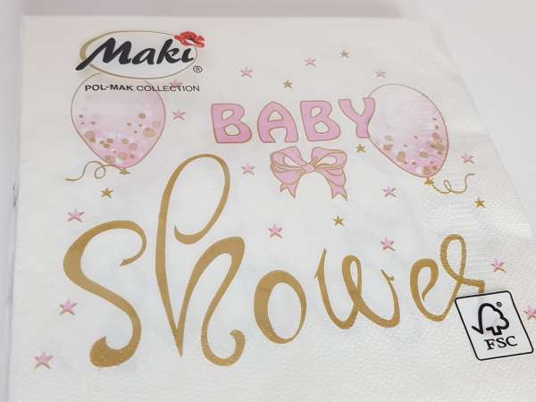 Servietten zur Babyparty "Baby-Shower" - 3