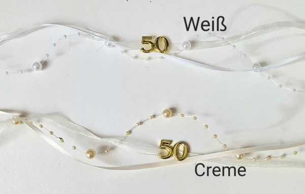 Girlande zur Goldenen Hochzeit