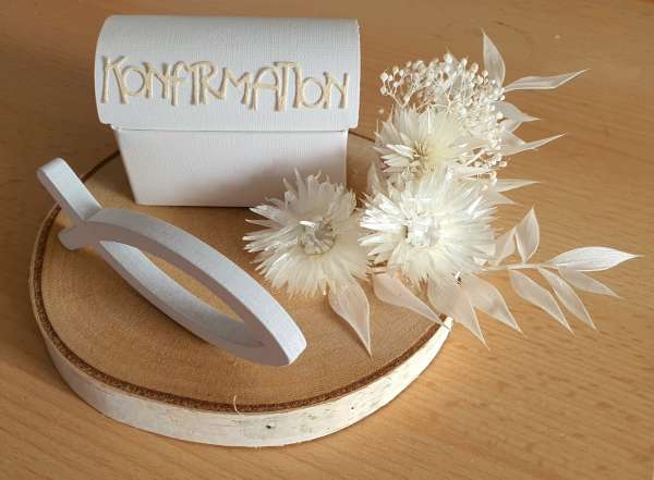 Geldgeschenk, Geschenkverpackung zur Konfirmation im Bohostyle - 3