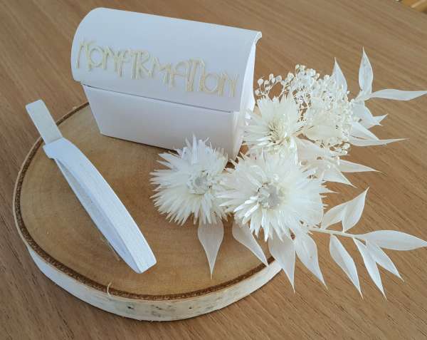 Geldgeschenk, Geschenkverpackung zur Konfirmation im Bohostyle - 4