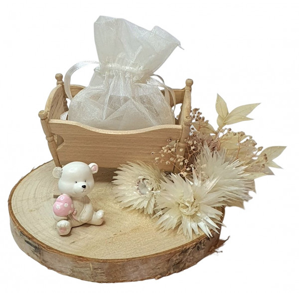 Geldgeschenk mit einer Wiege, Geschenkebox - 1 Geldgeschenk mit einer Wiege, Geschenkebox - 1