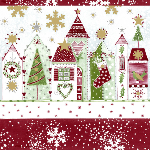 Winterserviette "Christmas road" Winterserviette "Christmas road"