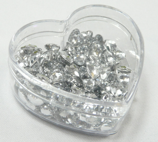 Streudeko - kleine Herzen in Diamantoptik 3