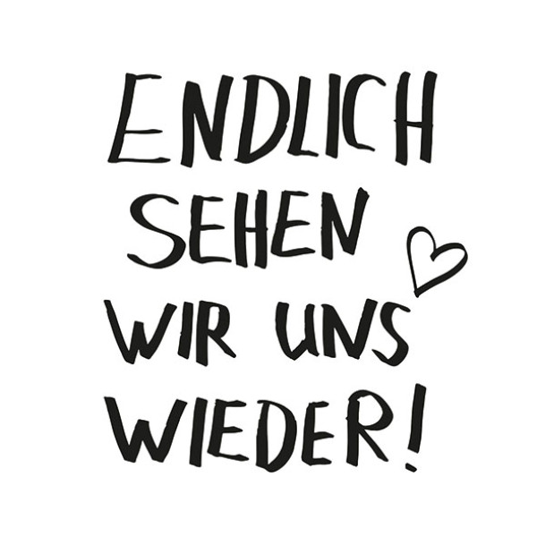 Servietten "Endlich sehen wir uns wieder" - 3
