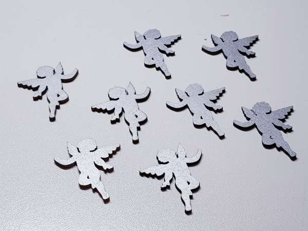 10 Streuengel, silber