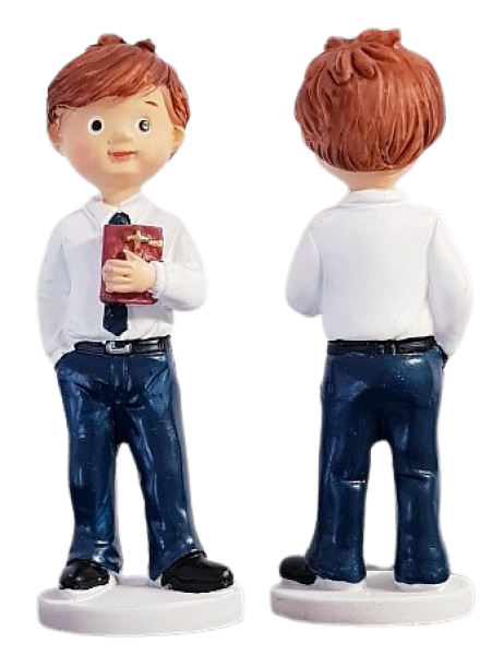 Moderne Figur Junge zur Kommunion oder Konfirmation - 3